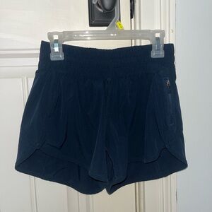 Navy Lululemon shorts